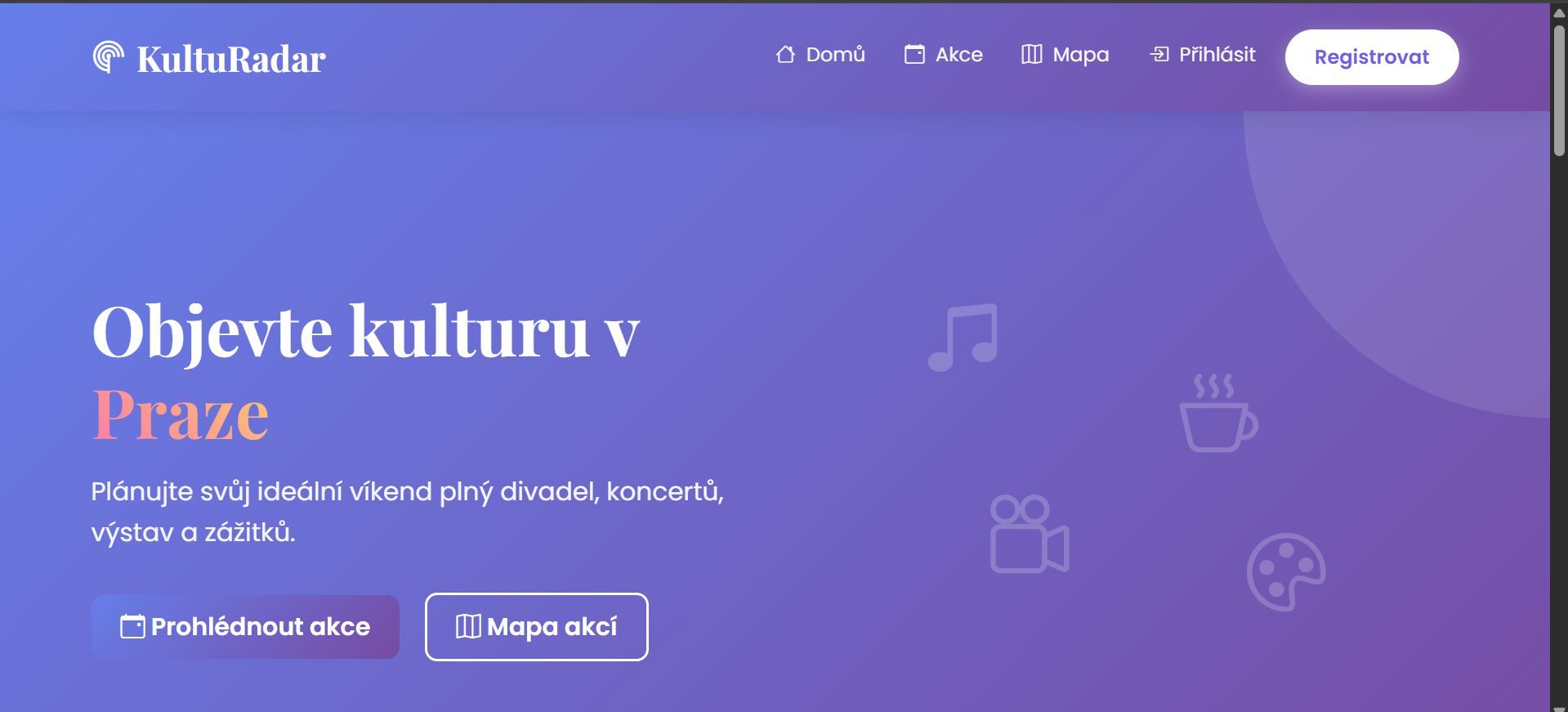 Web App KultuRadar
